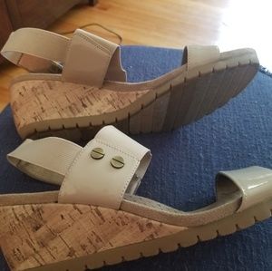 Strap wedge sandals 10w
